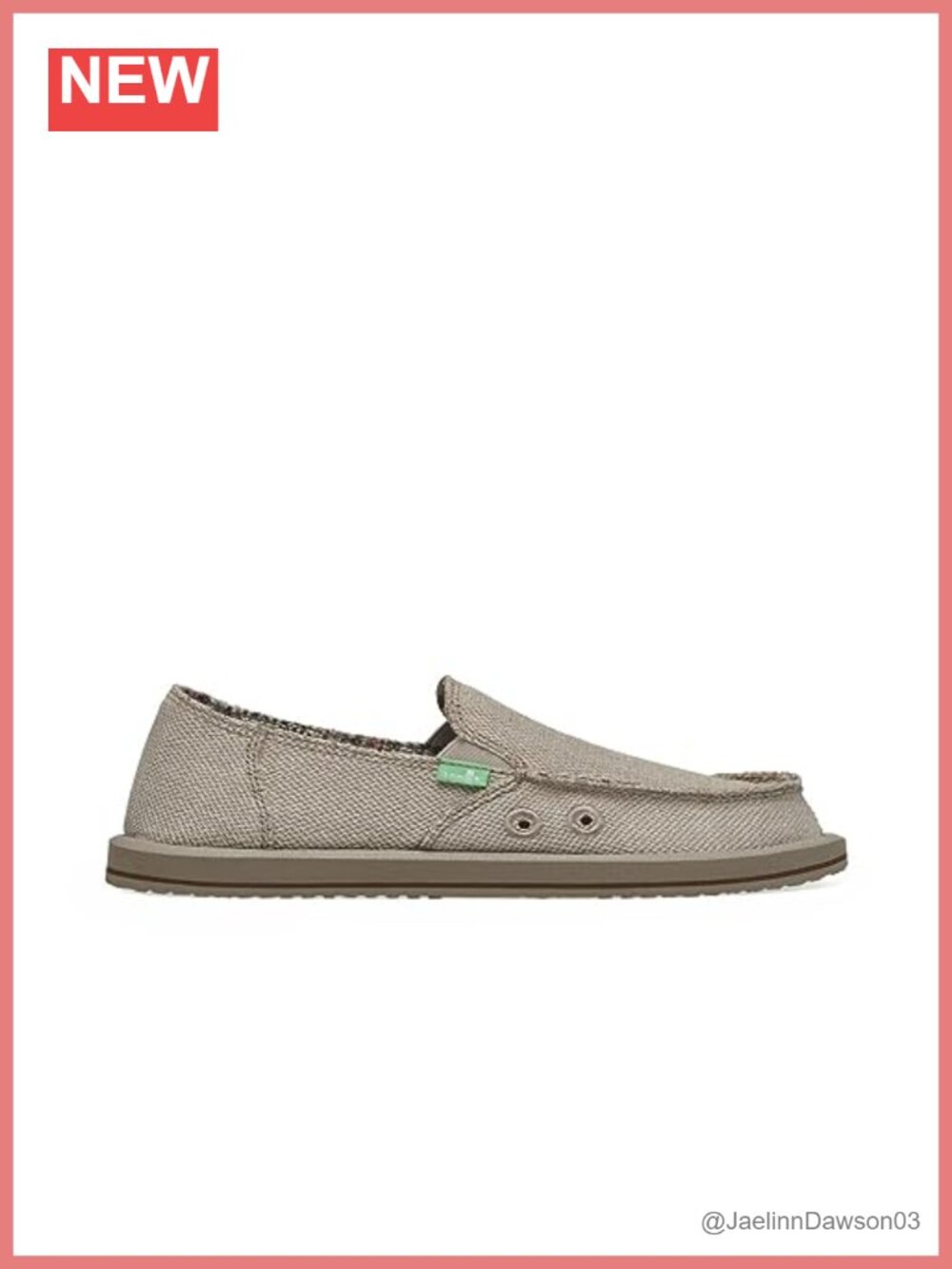 Hemp Slip-On Loafers with Memory Foam Footbed - Comfortable Casual Shoes